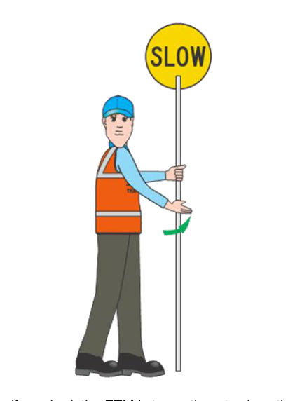 Figure 4.3.4(a) – Signal to direct traffic TO GO
