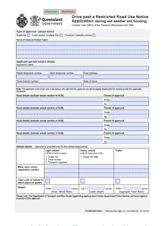 Drawing on page 2 of Info Sheet 1 Temporary Restrictions