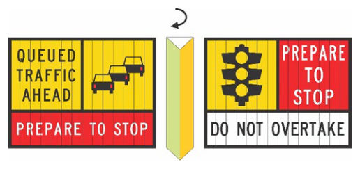 Figure 4.25 – Example changeable message sign