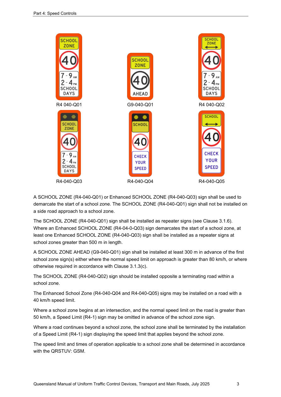 Page 9 of MUTCD Part 4 showing a figure