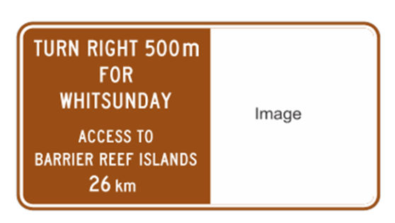 Figure 3.10.4 – Special tourist area sign examples