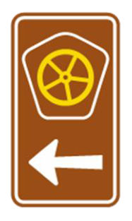 Figure 4.4 – Signs for tourist drives