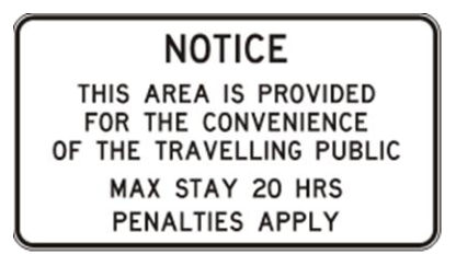 Figure 5.3.2 – Sign G9-Q05-1 and G9-Q05-2