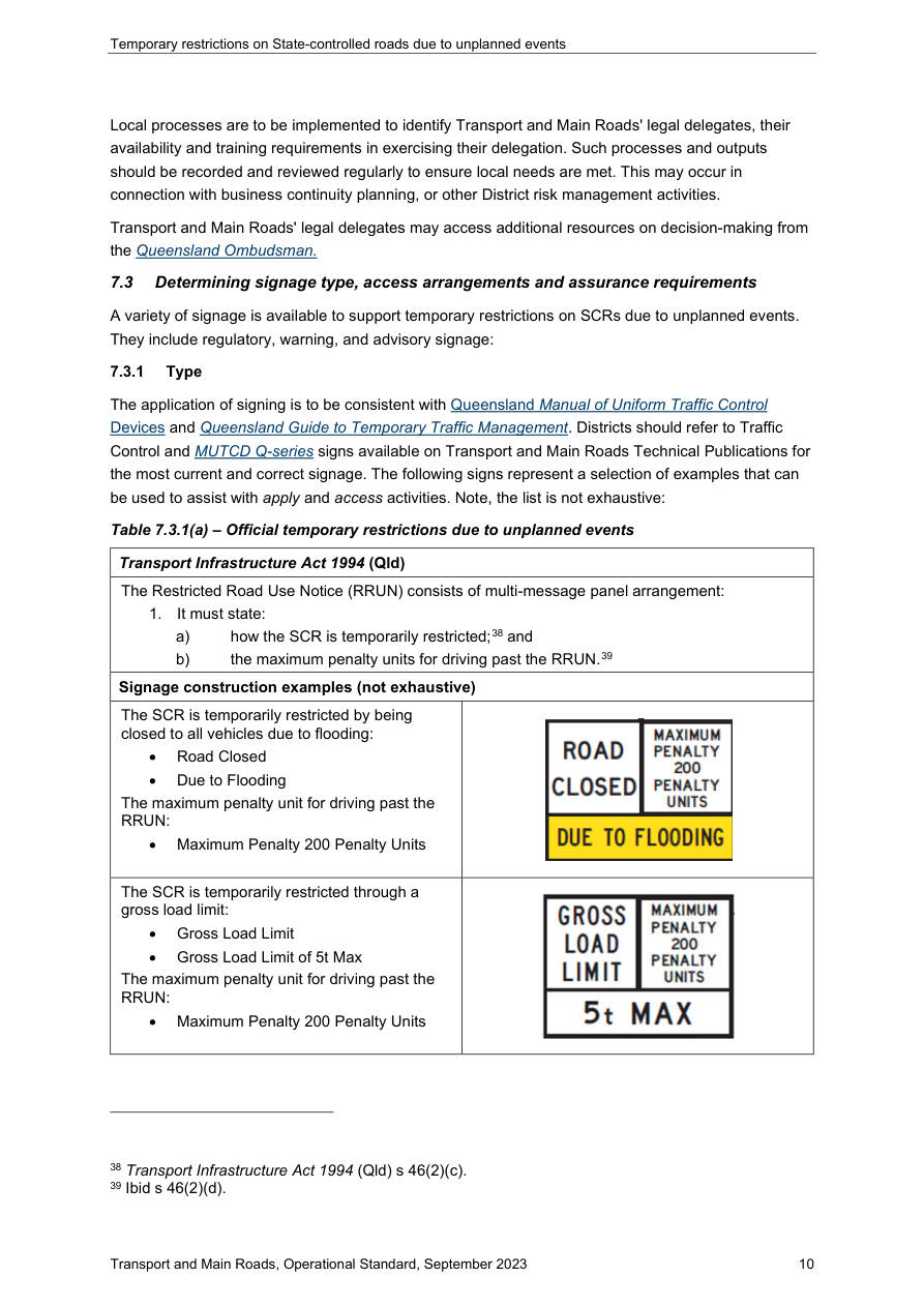 Page 14 of Op Std Temporary Restrictions (Unplanned Events)