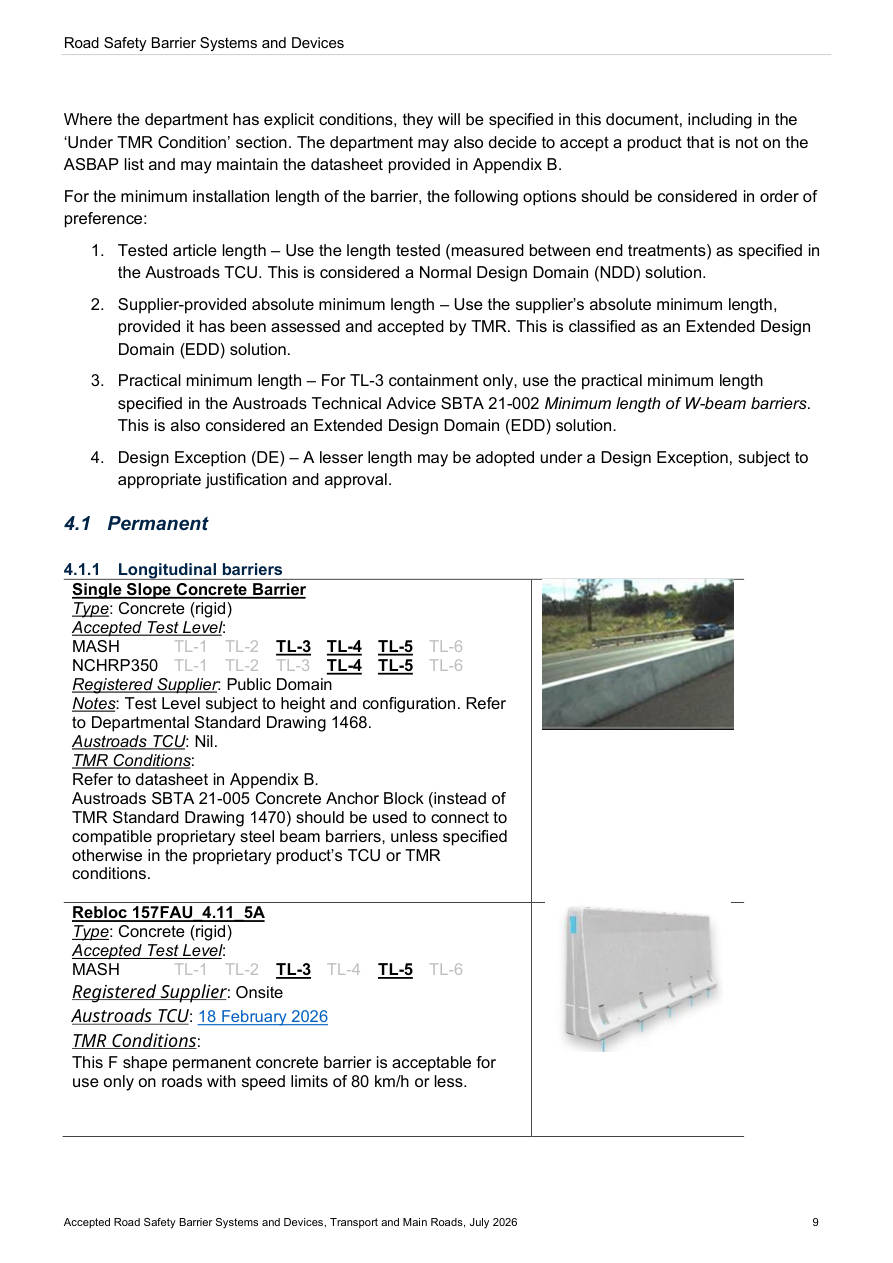 Page 24 of Accepted Road Safety Barrier Systems & Devices