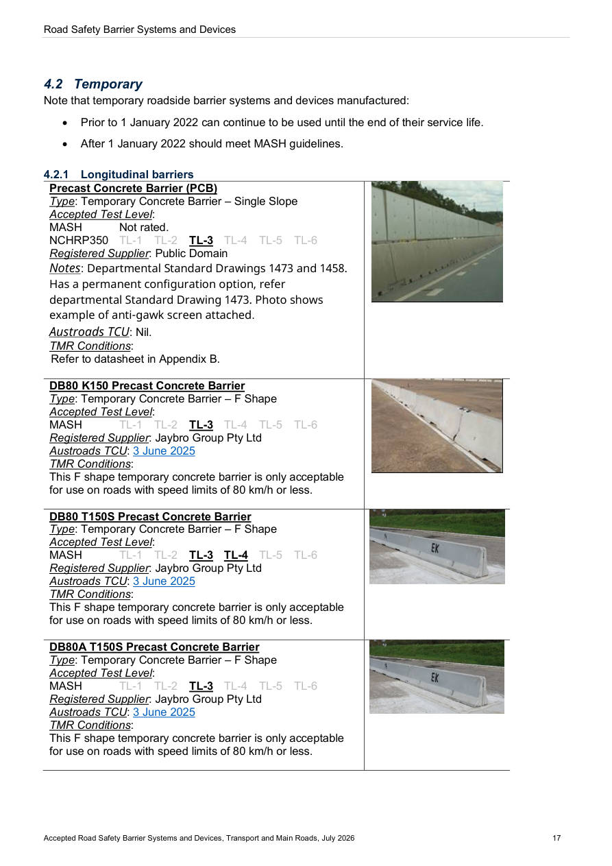 Page 32 of Accepted Road Safety Barrier Systems & Devices