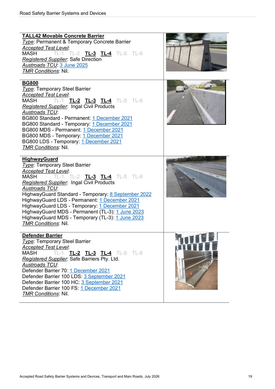 Page 34 of Accepted Road Safety Barrier Systems & Devices