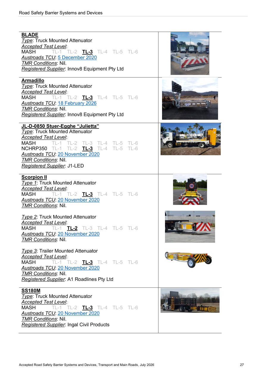 Page 42 of Accepted Road Safety Barrier Systems & Devices