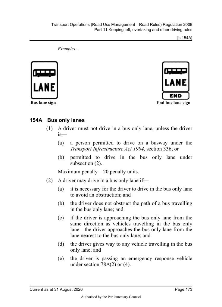 Page 175 of Qld Road Rules 2009