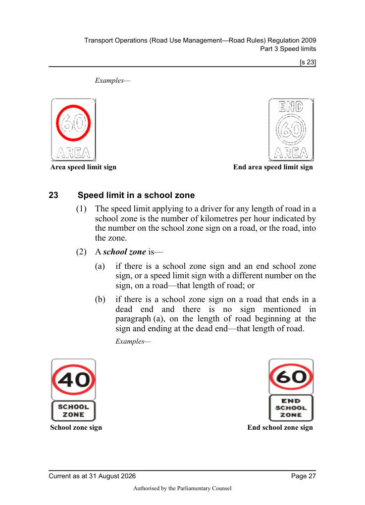 Page 29 of Qld Road Rules 2009