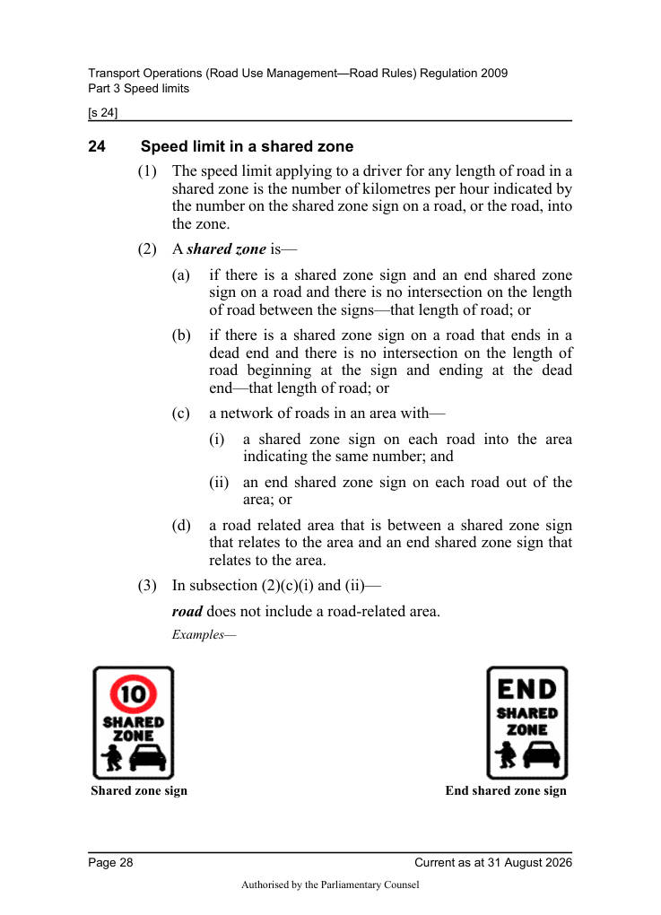 Page 30 of Qld Road Rules 2009