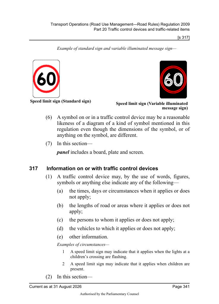 Page 343 of Qld Road Rules 2009