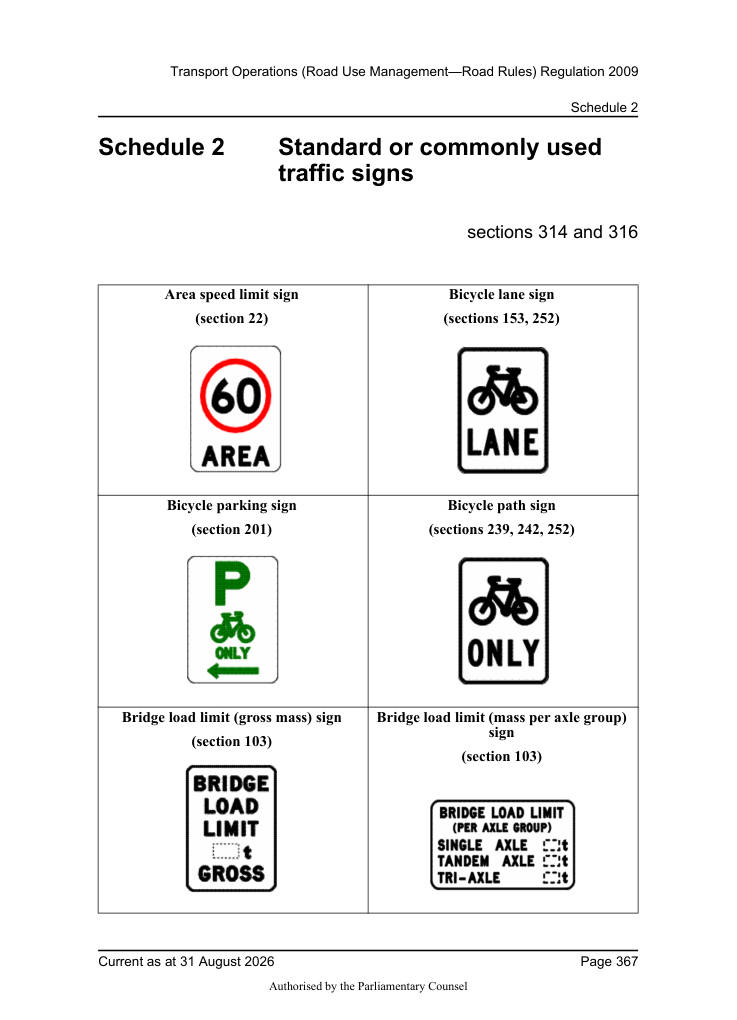 Page 369 of Qld Road Rules 2009