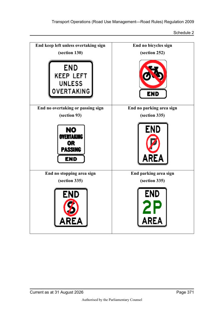 Page 373 of Qld Road Rules 2009