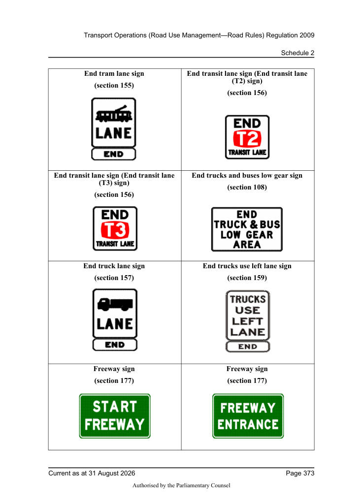 Page 375 of Qld Road Rules 2009