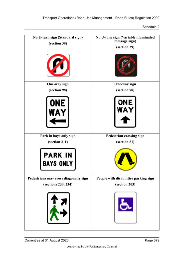 Page 381 of Qld Road Rules 2009