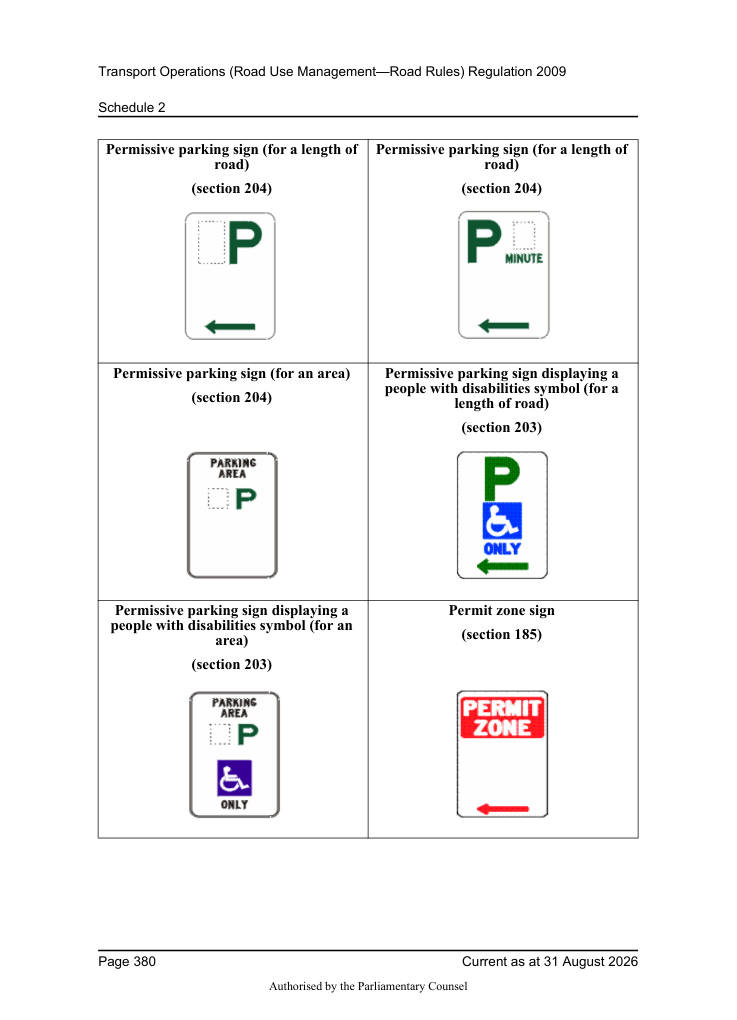 Page 382 of Qld Road Rules 2009