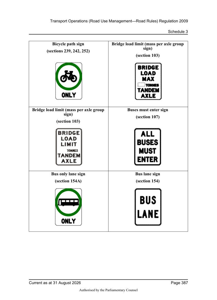 Page 389 of Qld Road Rules 2009