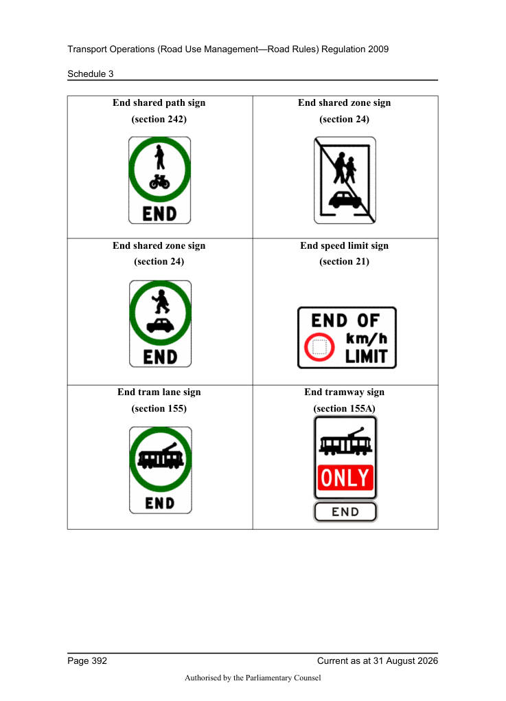 Page 394 of Qld Road Rules 2009