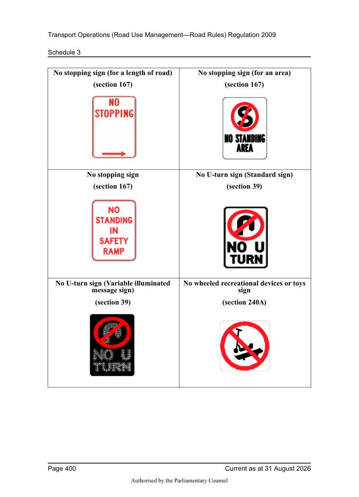 Page 402 of Qld Road Rules 2009