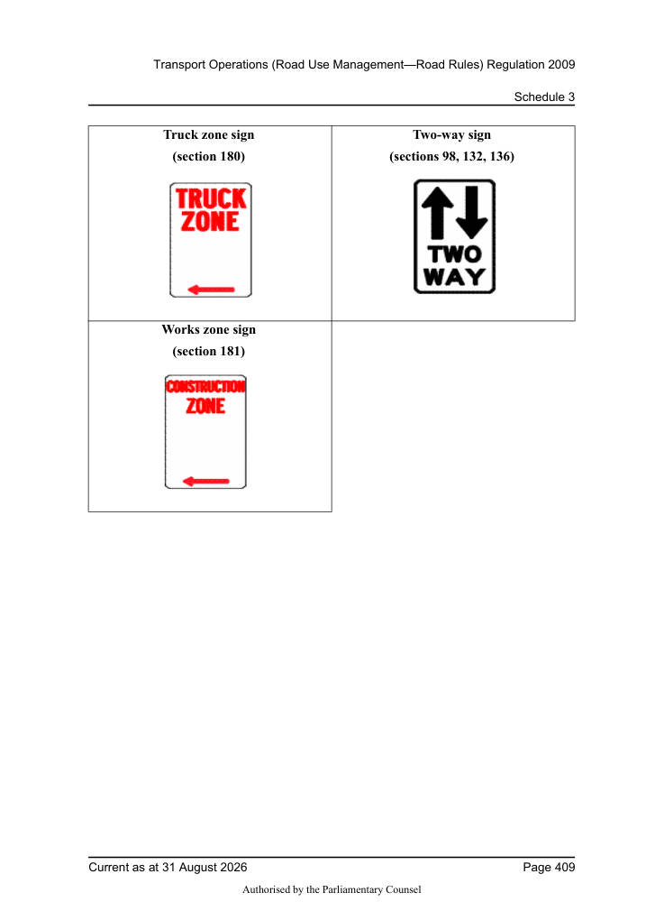 Page 411 of Qld Road Rules 2009