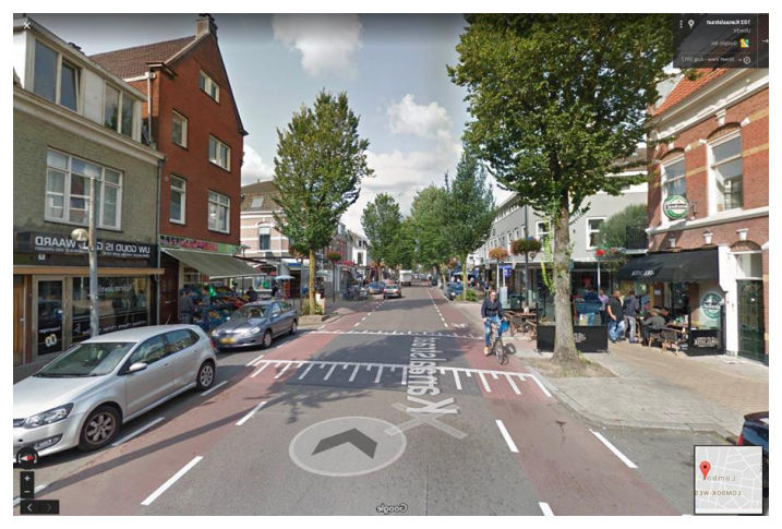 Figure 3.1(c) – Advisory Bicycle Lanes – Example from Kanaalstraat, Ultrecht, Netherlands