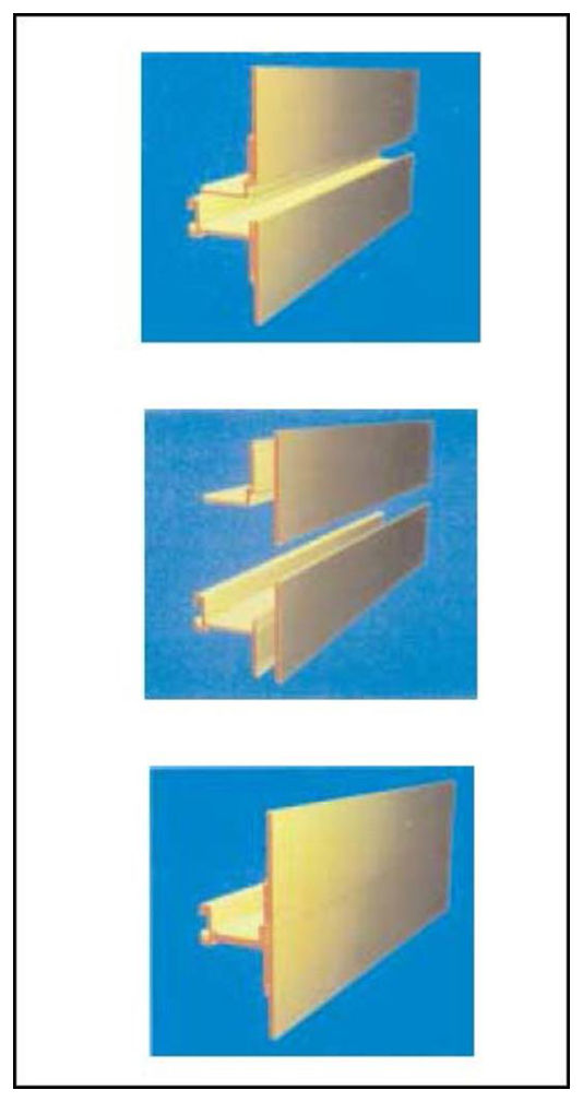 Figure 4.2.5(b) – Dovetail channel sections
