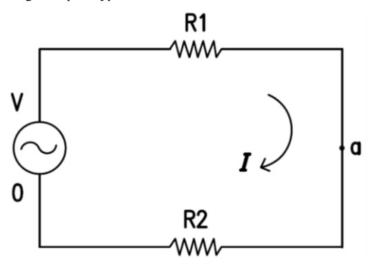 Figure 7.13.4(a) – Voltage drop in typical circuit A