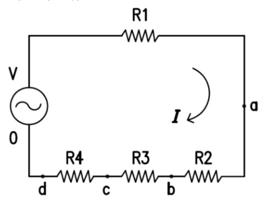 Figure 7.13.4(b) – Voltage drop in typical circuit B