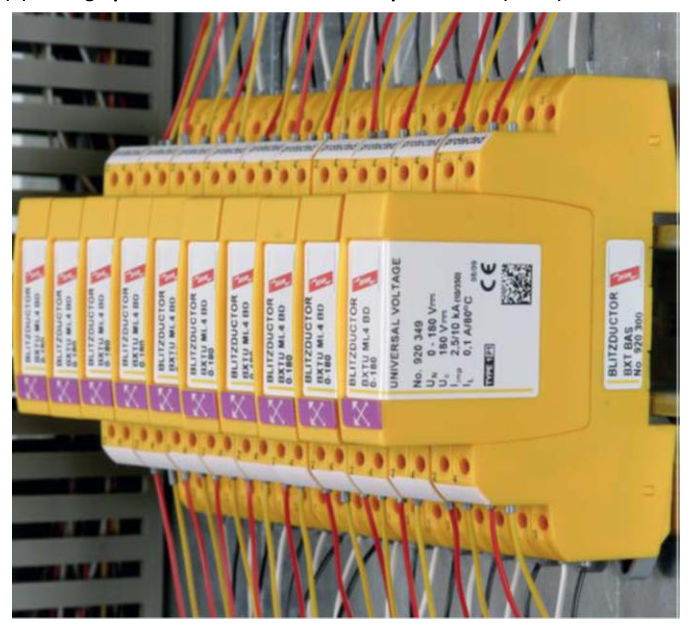 Figure 6.8.6(h) – Surge protection device for twisted pair cables (Dehn)