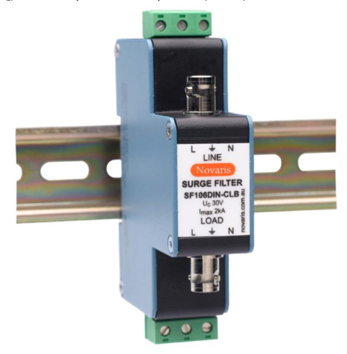 Figure 6.8.6(j) – Combined power and CCTV protector (Novaris)