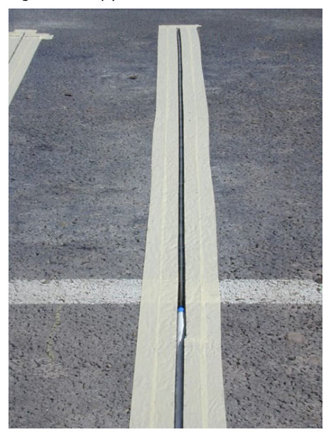 Figure 7.4.4.2(d) – Piezoelectric installation details (preparation of sealant feeder slot)