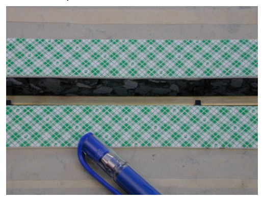 Figure 7.4.4.2(e) – Piezoelectric installation details (preparation of sealant feeder slot continuation)