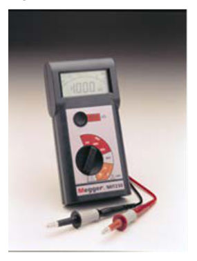 Figure 8.1(b) – Insulation resistance test unit – use for testing insulation resistance